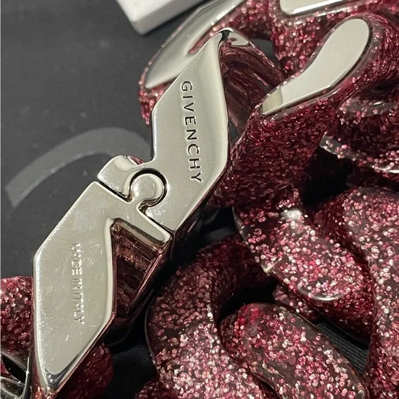 Givenchy Pink Medium Shading G Chain Necklace
